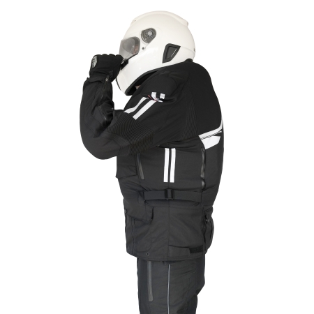 TEKSTYLNA KURTKA z poduszką powietrzną HELITE Touring B Black